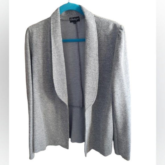 L. BOUTIQUE- Grey open front jacket/blazer for women - Size L - Picture 1 of 9